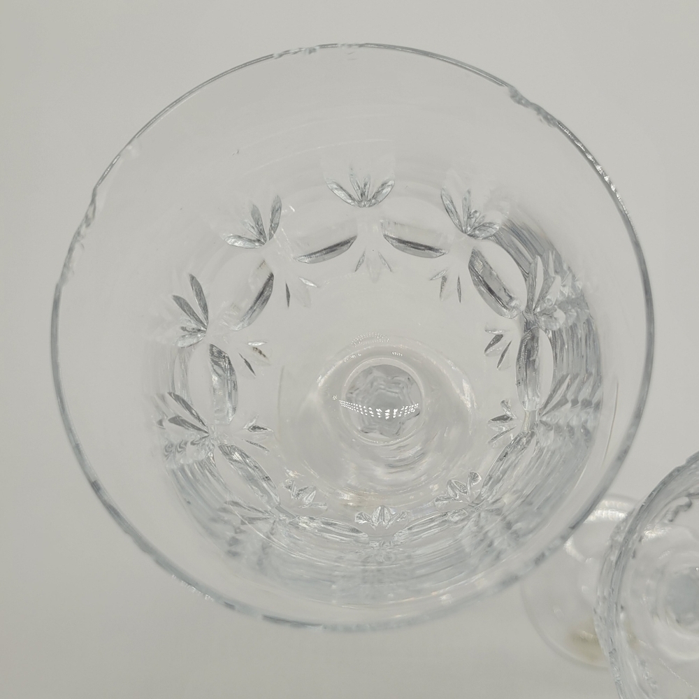 Mikasa Austria Inn Crystal Wine Glasses 8 1/4 set of 2​​​ - Picture 3 of 6